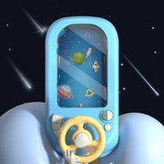 SpaceRacer™ Lenkrad-Spiel für Kinder | Wähle zwischen Raumschiff- oder Rennwagen-Simulation
