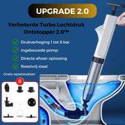 Verbesserte Turbo Druckluft-Abflussreiniger 2.0™ | Behebt alle Abflussverstopfungen