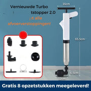 Verbesserte Turbo Druckluft-Abflussreiniger 2.0™ | Behebt alle Abflussverstopfungen