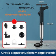 Verbesserte Turbo Druckluft-Abflussreiniger 2.0™ | Behebt alle Abflussverstopfungen