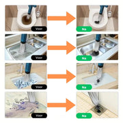 Verbesserte Turbo Druckluft-Abflussreiniger 2.0™ | Behebt alle Abflussverstopfungen
