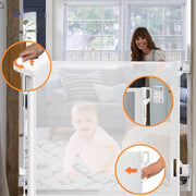 SafeGuard™ Faltbares Tor | Verstellbare Treppenschutzgitter
