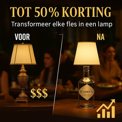 LumaVino™ Weinglaslampe | Verwandle jede Flasche in eine bezaubernde Lichtquelle