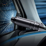 Safekey™ Pro | Neue Version, 3-in-1 Notfallhilfe | Glasbrecher & Gurtenschneider