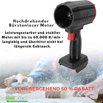 Jetstorm™ Bläser | Leistungsstarker Trockner, Tragbar & Schnell Aufladbar