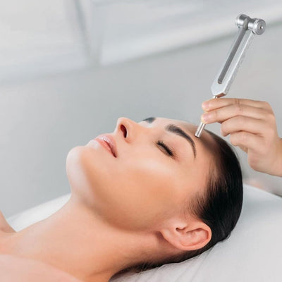 VibeClean™ Stimmgabel-Set | Frequenz-Heilung bis 528 Hz für Körper & Geist