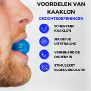KaakMaster™ Pro Kiefertrainer für eine trainierte, männliche Kieferlinie