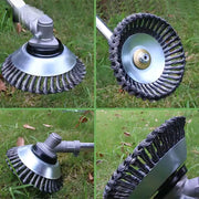 Weedmaster™ | Kabellose Unkrautbürste mit Drahträdern für Rasen- und Gartenpflege