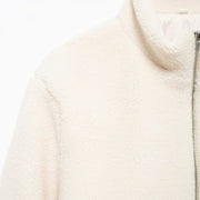 CozyLuxe™ Teddy Wolljacke | Luxuriöser Komfort mit Hohem Kragen und Weicher Schafwolle