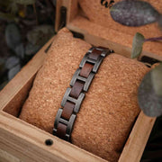 Woodforge™ Armband | Holz & Metall, Robustes Design und Bequemer Tragekomfort